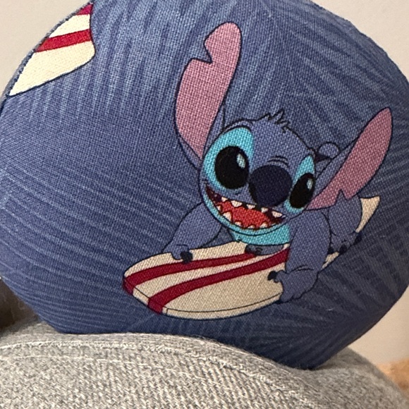 Disney Gray and Blue Stitch Hat with Ears - Picture 7 of 7